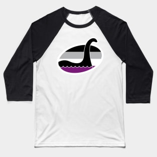 Asexual Nessie Cryptid Pride Baseball T-Shirt